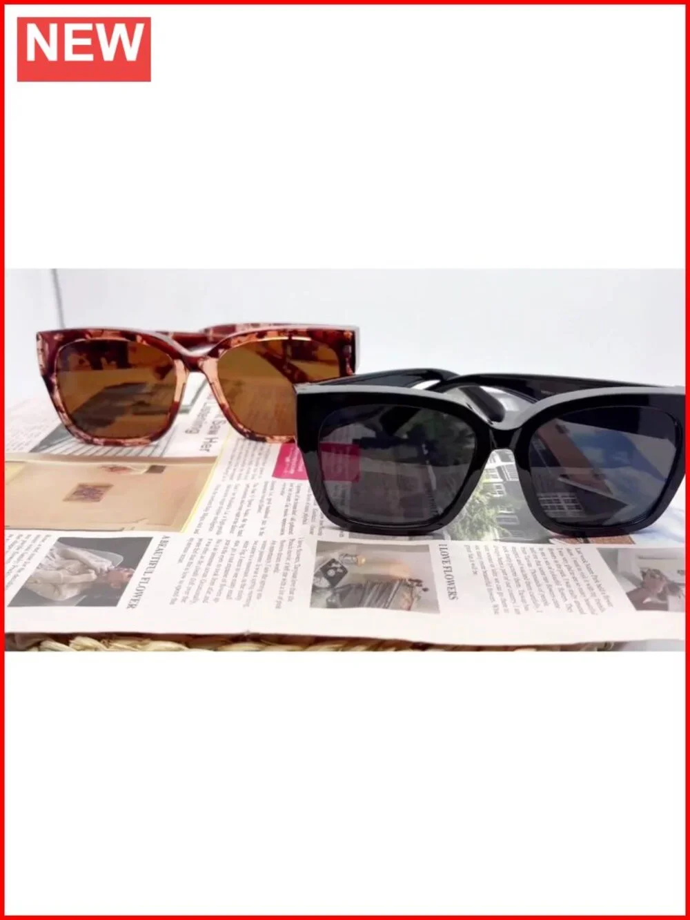 Oversized Fit Over Polarized Sunglasses UV400 TR90 Square Frame Unisex